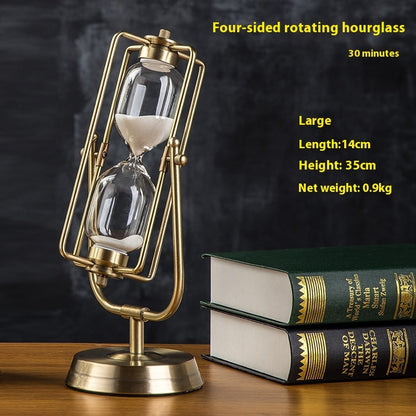 Creative Wooden Hourglass Timer 15 Minutes Desk Study Room Decoration - Thriver Trend
