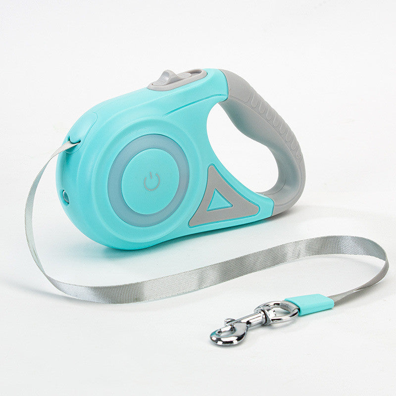 Dog Leash Retractable Leash And Dog Collar Spotlight Automatic Pet Dog Cat Traction Rope For Small Medium Dogs Pet Product - Thriver Trend