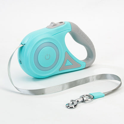 Dog Leash Retractable Leash And Dog Collar Spotlight Automatic Pet Dog Cat Traction Rope For Small Medium Dogs Pet Product - Thriver Trend