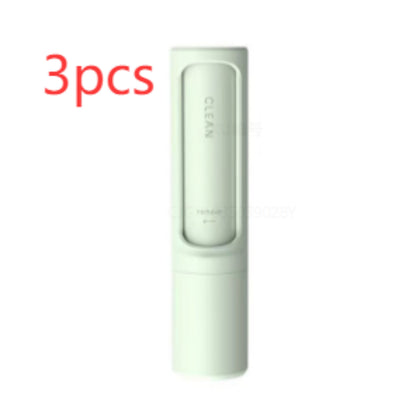 2-1 Reusable Pet Hair Remover Brush Lint Roller Portable Effective Self Cleaning Tool for Cat Dog Fur Hair Dust Removal Brush - Thriver Trend
