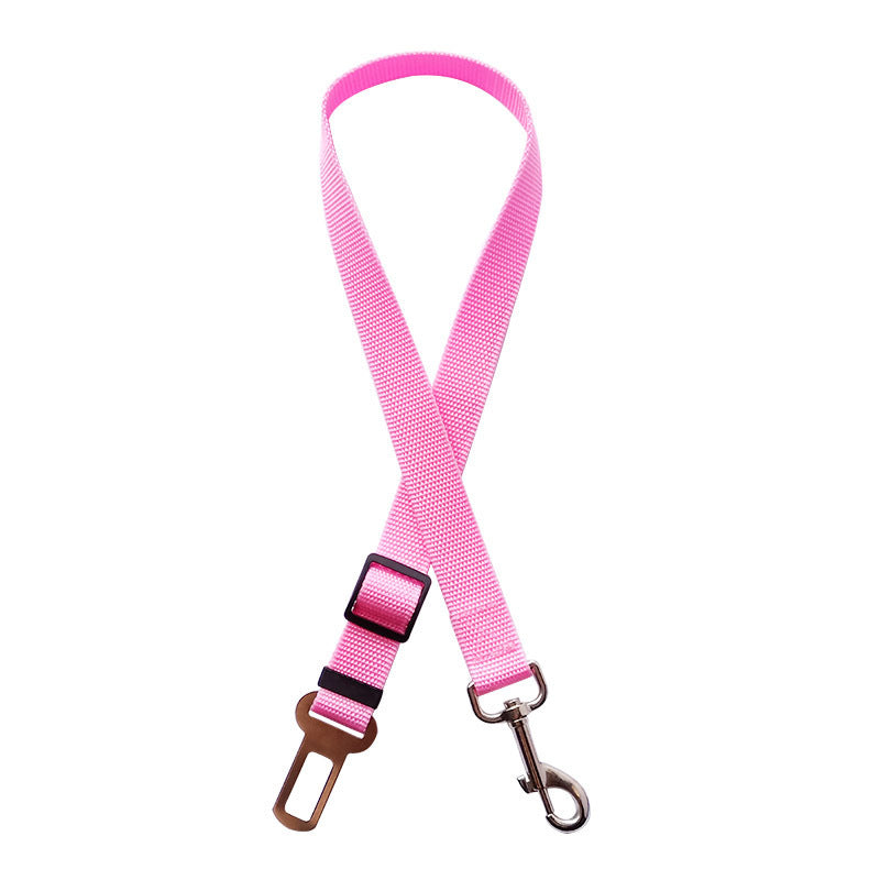 Adjustable Pet Cat Dog Car Seat Belt Pet Seat Vehicle Dog Harness Lead Clip Safety Lever Traction Dog Collars Dogs Accessoires Pets Products - Thriver Trend