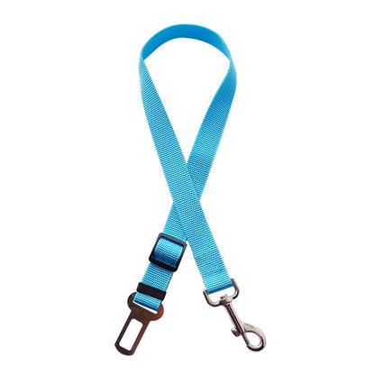 Adjustable Pet Cat Dog Car Seat Belt Pet Seat Vehicle Dog Harness Lead Clip Safety Lever Traction Dog Collars Dogs Accessoires Pets Products - Thriver Trend