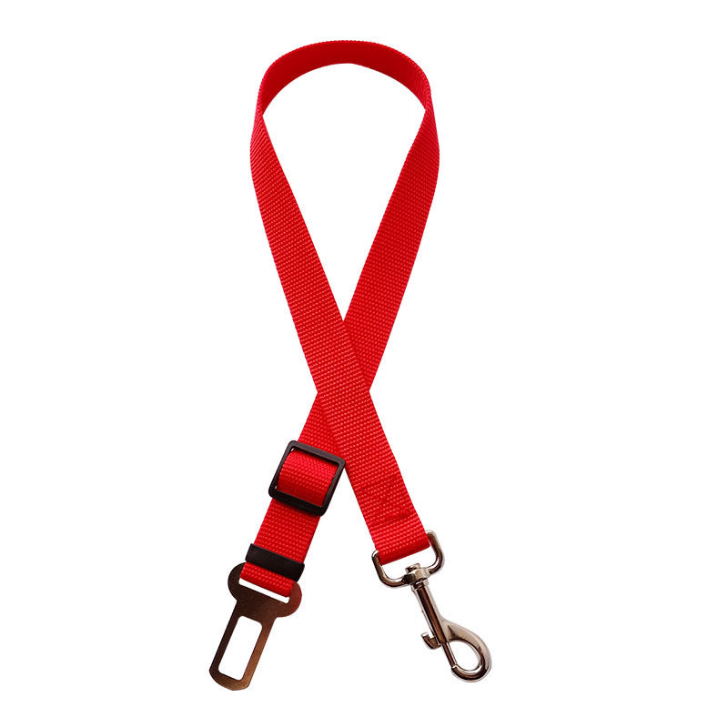 Adjustable Pet Cat Dog Car Seat Belt Pet Seat Vehicle Dog Harness Lead Clip Safety Lever Traction Dog Collars Dogs Accessoires Pets Products - Thriver Trend