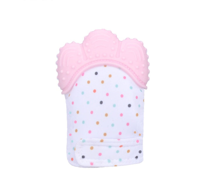 Baby teether baby anti-bite silicone molar gloves children's sound toys - Thriver Trend