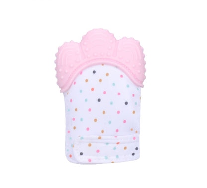 Baby teether baby anti-bite silicone molar gloves children's sound toys - Thriver Trend
