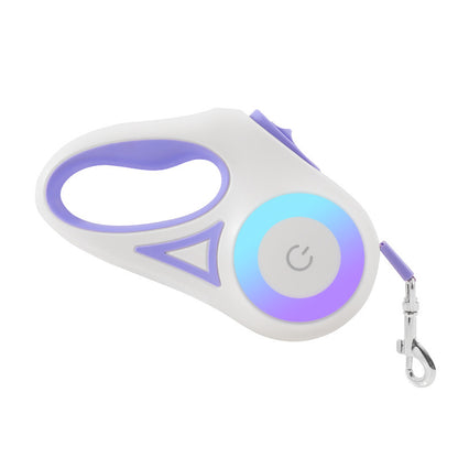 Dog Leash Retractable Leash And Dog Collar Spotlight Automatic Pet Dog Cat Traction Rope For Small Medium Dogs Pet Product - Thriver Trend