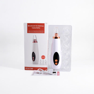 Blackhead Pore Vacuum Cleaner Nose Cleanser Blackheads Remover Blackhead Acne Removal Button Face Suction Beauty Skin Care Tool - Thriver Trend