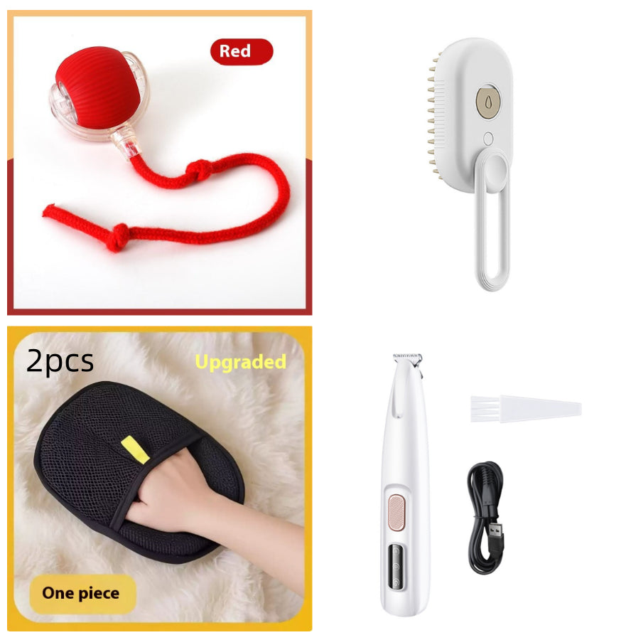 Cat Steam Brush Steamy Dog Brush 3 In 1 Electric Spray Cat Hair Brushes For Massage Pet Grooming Comb Hair Removal Combs Pet Products - Thriver Trend