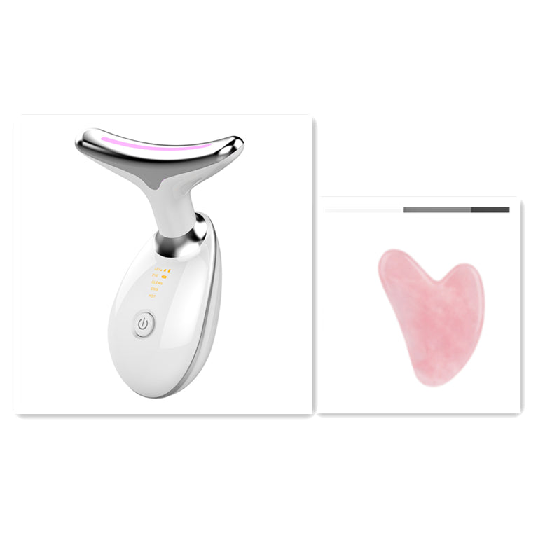 EMS Thermal Neck Lifting And Tighten Massager Electric Microcurrent Wrinkle Remover - Thriver Trend