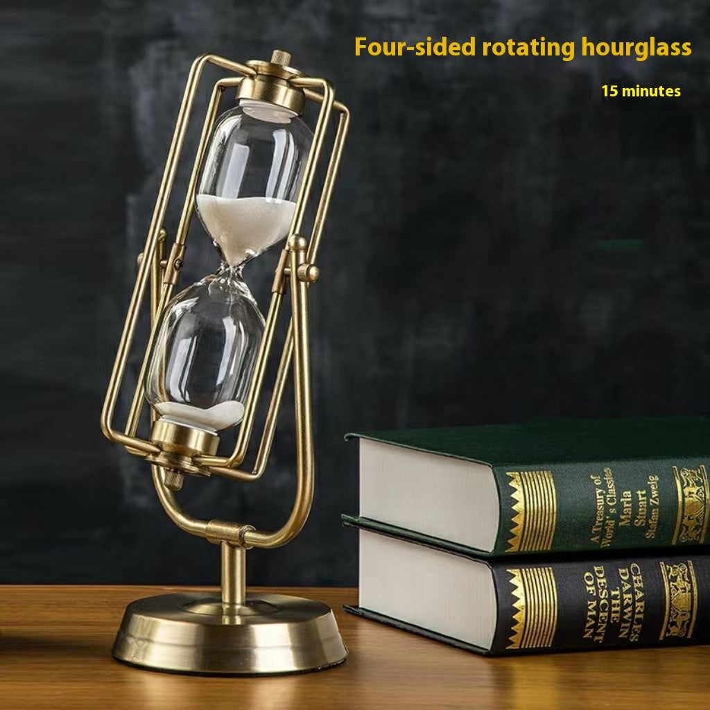 Creative Wooden Hourglass Timer 15 Minutes Desk Study Room Decoration - Thriver Trend
