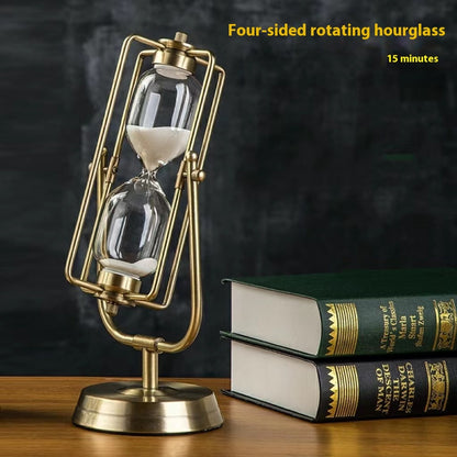 Creative Wooden Hourglass Timer 15 Minutes Desk Study Room Decoration - Thriver Trend