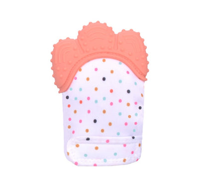 Baby teether baby anti-bite silicone molar gloves children's sound toys - Thriver Trend