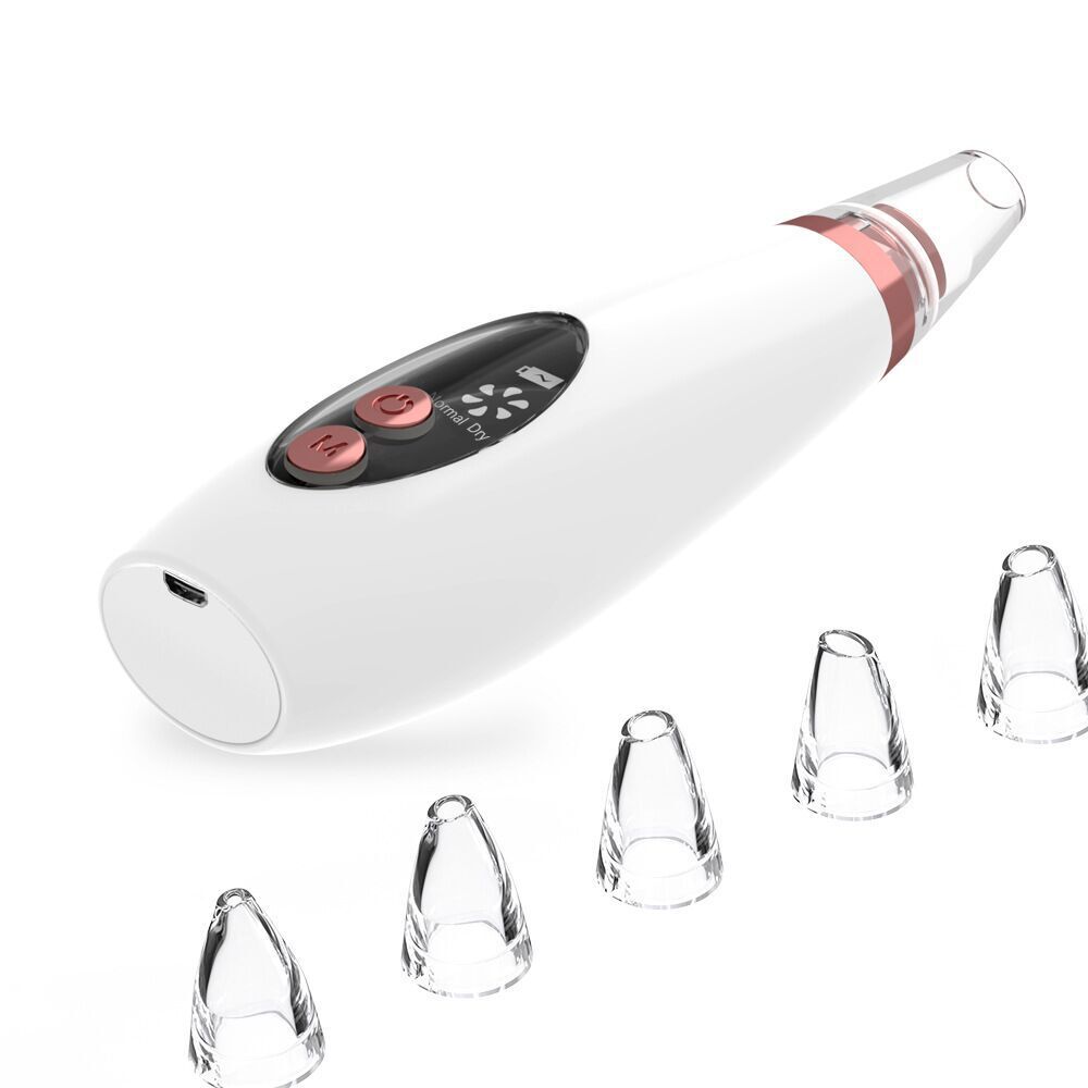 Blackhead Pore Vacuum Cleaner Nose Cleanser Blackheads Remover Blackhead Acne Removal Button Face Suction Beauty Skin Care Tool - Thriver Trend