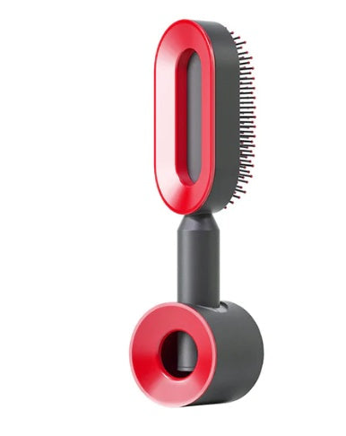 Self Cleaning Hair Brush For Women One-key Cleaning Hair Loss Airbag Massage Scalp Comb Anti-Static Hairbrush - Thriver Trend