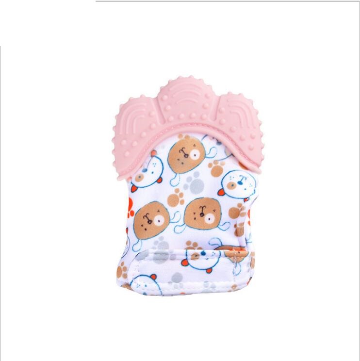 Baby teether baby anti-bite silicone molar gloves children's sound toys - Thriver Trend