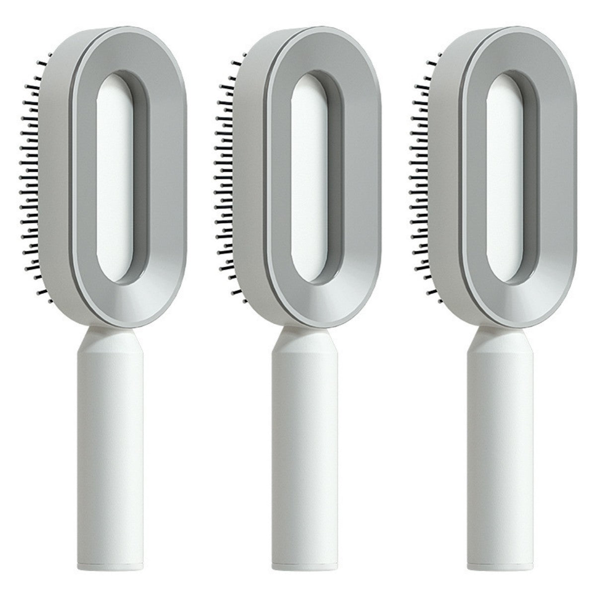Self Cleaning Hair Brush For Women One-key Cleaning Hair Loss Airbag Massage Scalp Comb Anti-Static Hairbrush - Thriver Trend