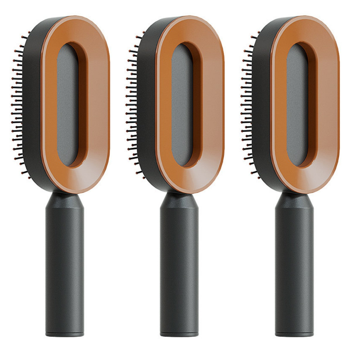 Self Cleaning Hair Brush For Women One-key Cleaning Hair Loss Airbag Massage Scalp Comb Anti-Static Hairbrush - Thriver Trend