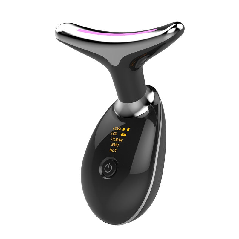 EMS Thermal Neck Lifting And Tighten Massager Electric Microcurrent Wrinkle Remover - Thriver Trend