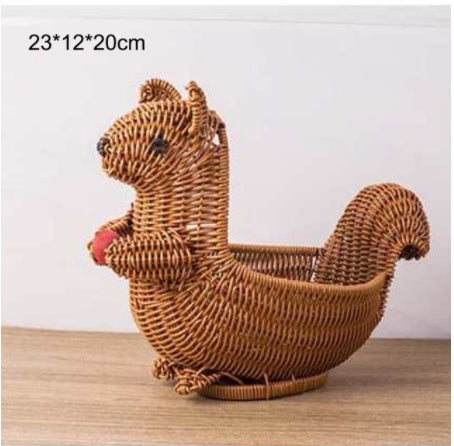 Creative Rattan Fruit Basket Home Furnishings Home Storage - Thriver Trend