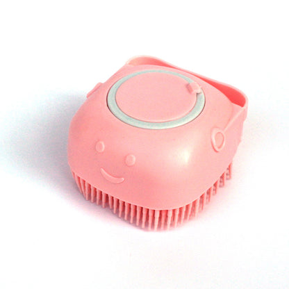 Silicone Dog Bath Massage Gloves Brush Pet Cat Bathroom Cleaning Tool Comb Brush For Dog Can Pour Shampoo Dog Grooming Supplies - Thriver Trend