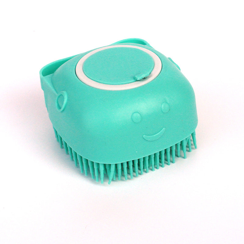 Silicone Dog Bath Massage Gloves Brush Pet Cat Bathroom Cleaning Tool Comb Brush For Dog Can Pour Shampoo Dog Grooming Supplies - Thriver Trend