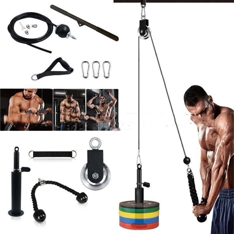 Fitness Equipment Pulley Suit Household - Thriver Trend