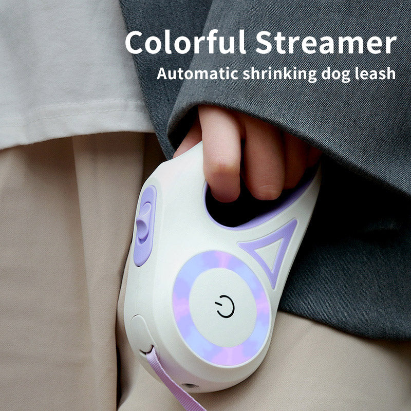 Dog Leash Retractable Leash And Dog Collar Spotlight Automatic Pet Dog Cat Traction Rope For Small Medium Dogs Pet Product - Thriver Trend