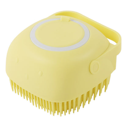 Silicone Dog Bath Massage Gloves Brush Pet Cat Bathroom Cleaning Tool Comb Brush For Dog Can Pour Shampoo Dog Grooming Supplies - Thriver Trend