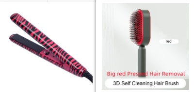 Self Cleaning Hair Brush For Women One-key Cleaning Hair Loss Airbag Massage Scalp Comb Anti-Static Hairbrush - Thriver Trend