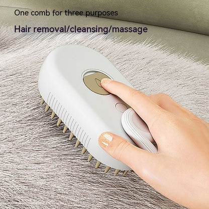 Cat Steam Brush Steamy Dog Brush 3 In 1 Electric Spray Cat Hair Brushes For Massage Pet Grooming Comb Hair Removal Combs Pet Products - Thriver Trend