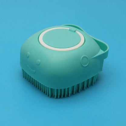 Silicone Dog Bath Massage Gloves Brush Pet Cat Bathroom Cleaning Tool Comb Brush For Dog Can Pour Shampoo Dog Grooming Supplies - Thriver Trend