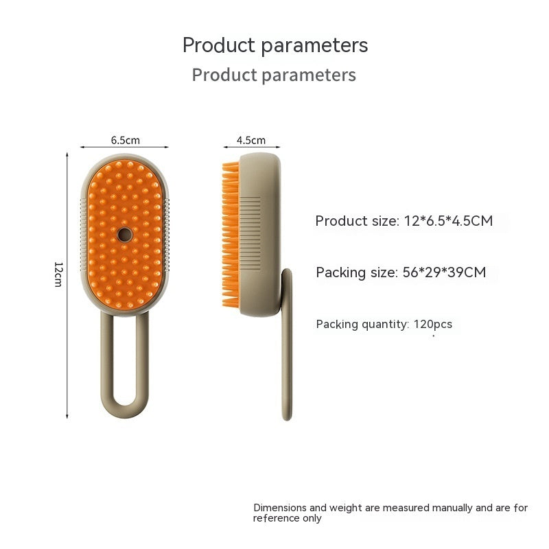 Cat Steam Brush Steamy Dog Brush 3 In 1 Electric Spray Cat Hair Brushes For Massage Pet Grooming Comb Hair Removal Combs Pet Products - Thriver Trend