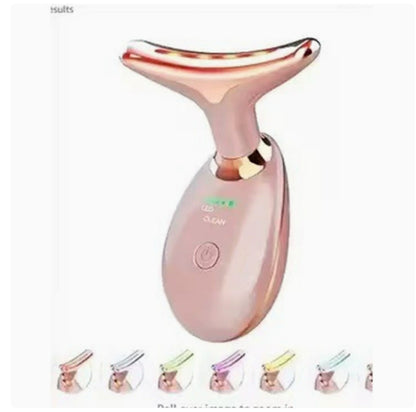 EMS Thermal Neck Lifting And Tighten Massager Electric Microcurrent Wrinkle Remover - Thriver Trend
