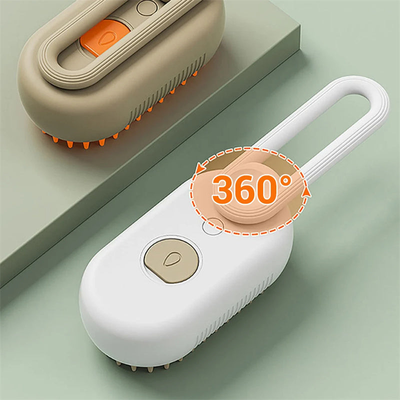 Cat Steam Brush Steamy Dog Brush 3 In 1 Electric Spray Cat Hair Brushes For Massage Pet Grooming Comb Hair Removal Combs Pet Products - Thriver Trend