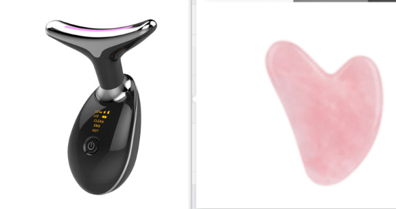 EMS Thermal Neck Lifting And Tighten Massager Electric Microcurrent Wrinkle Remover - Thriver Trend