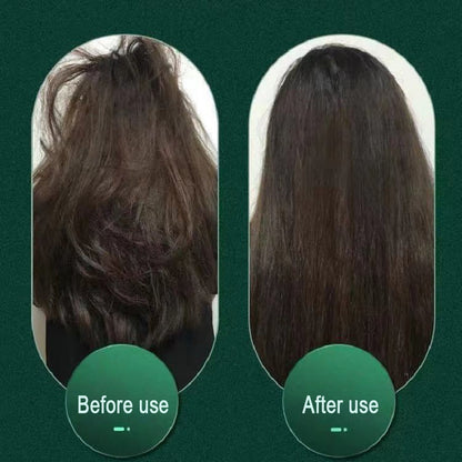 New 2 In 1 Hair Straightener Hot Comb Negative Ion Curling Tong Dual-purpose Electric Hair Brush - Thriver Trend